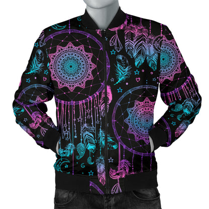Dream catcher boho mandala Men Bomber Jacket