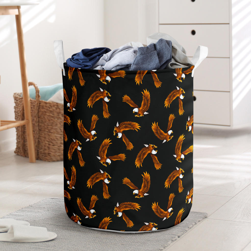 Eagles Print Pattern Laundry Basket