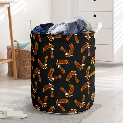 Eagles Print Pattern Laundry Basket