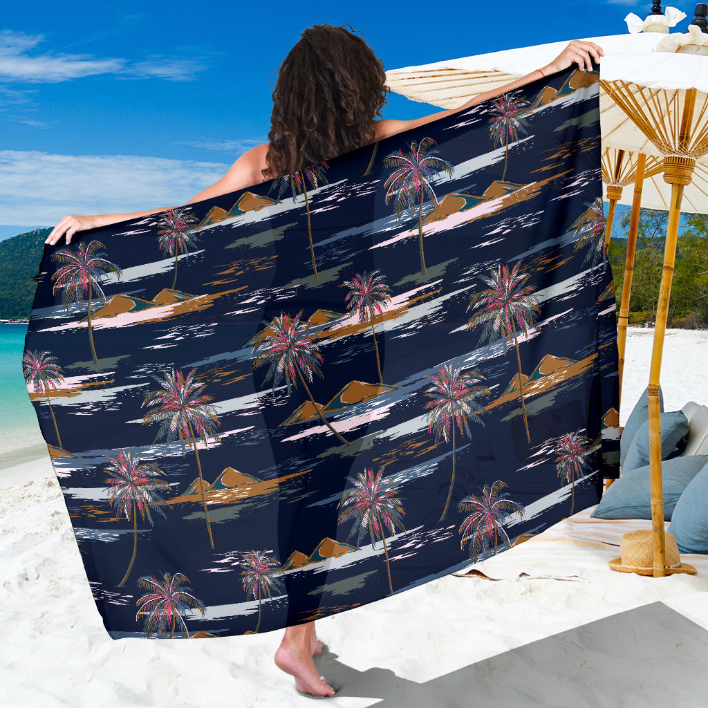 Pacific island Pattern Print Design A06 Sarong Pareo Wrap