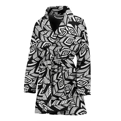 Tribal Pattern Print Design LKS302 Women Bathrobe