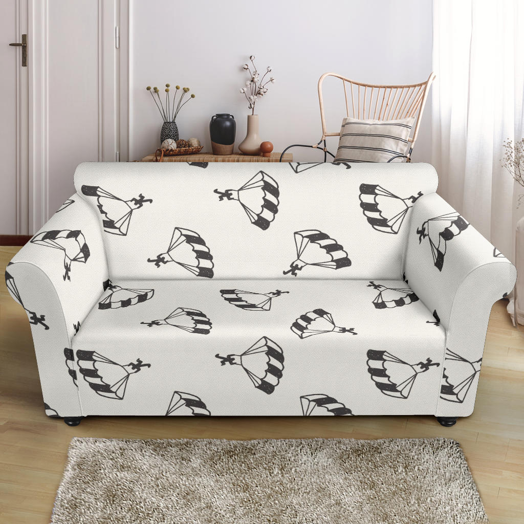 Skydiver Print Design LKS301 Loveseat Couch Slipcover