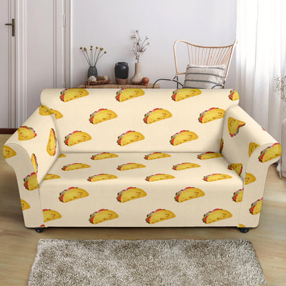 Taco Print Design LKS302 Loveseat Couch Slipcover