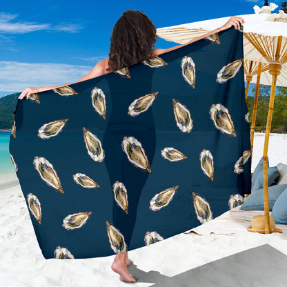 Oyster Pattern Print Design 03 Sarong Pareo Wrap