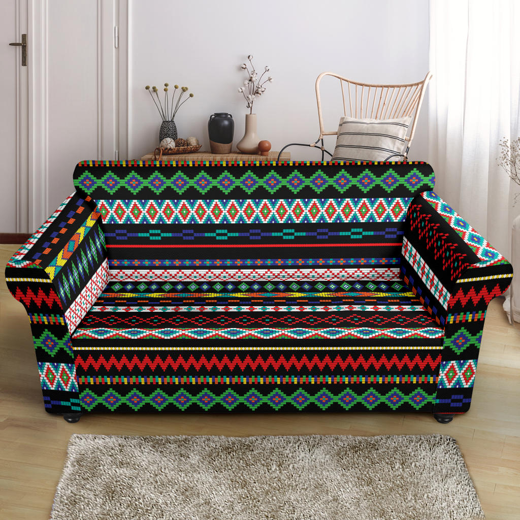 Southwest Pattern Print Design LKS302 Loveseat Couch Slipcover
