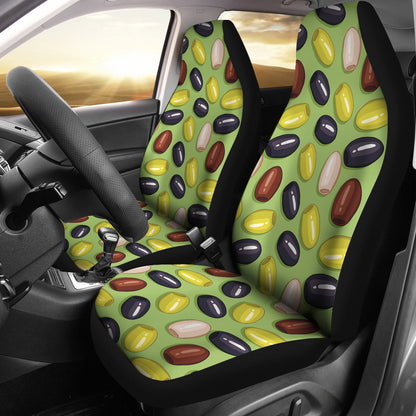 Olive Print Design LKS301 Car Seat Covers