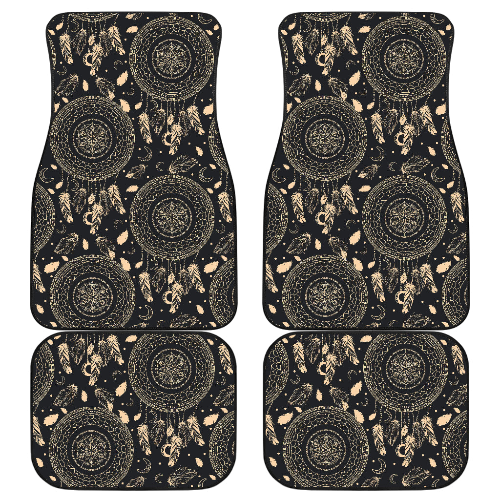 Dream Catcher Mandala Boho Moon Car Floor Mats Front Back