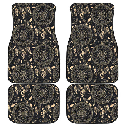 Dream Catcher Mandala Boho Moon Car Floor Mats Front Back