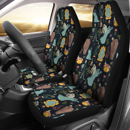 Creepy Print Design LKS303 Car Seat Covers