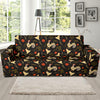 Chicken Pattern Print Design 04 Sofa Slipcover