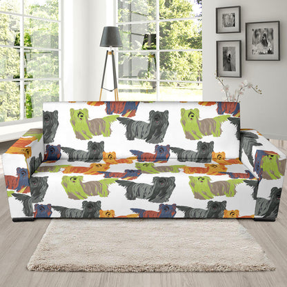 Skye Terriers Print Design LKS301 Sofa Slipcover