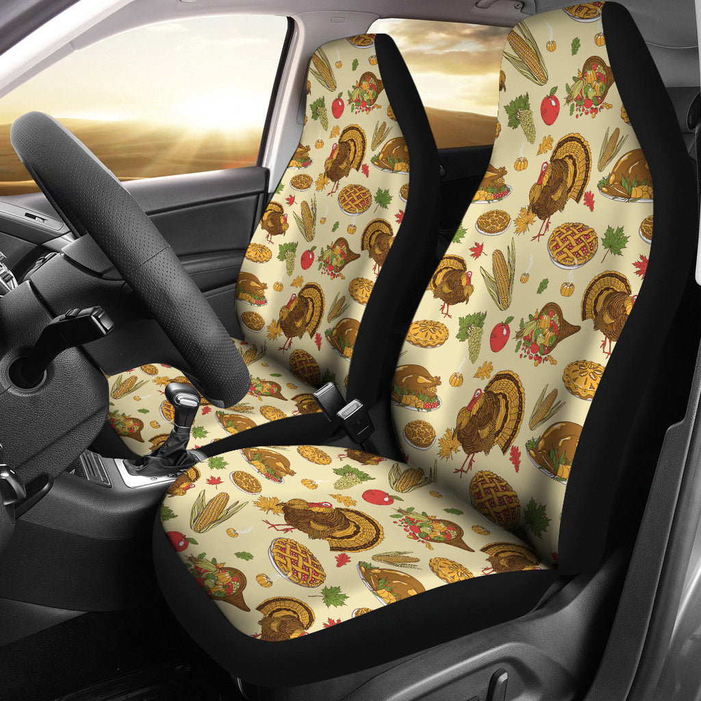 Thanksgiving Print Design LKS302 Car Seat Covers