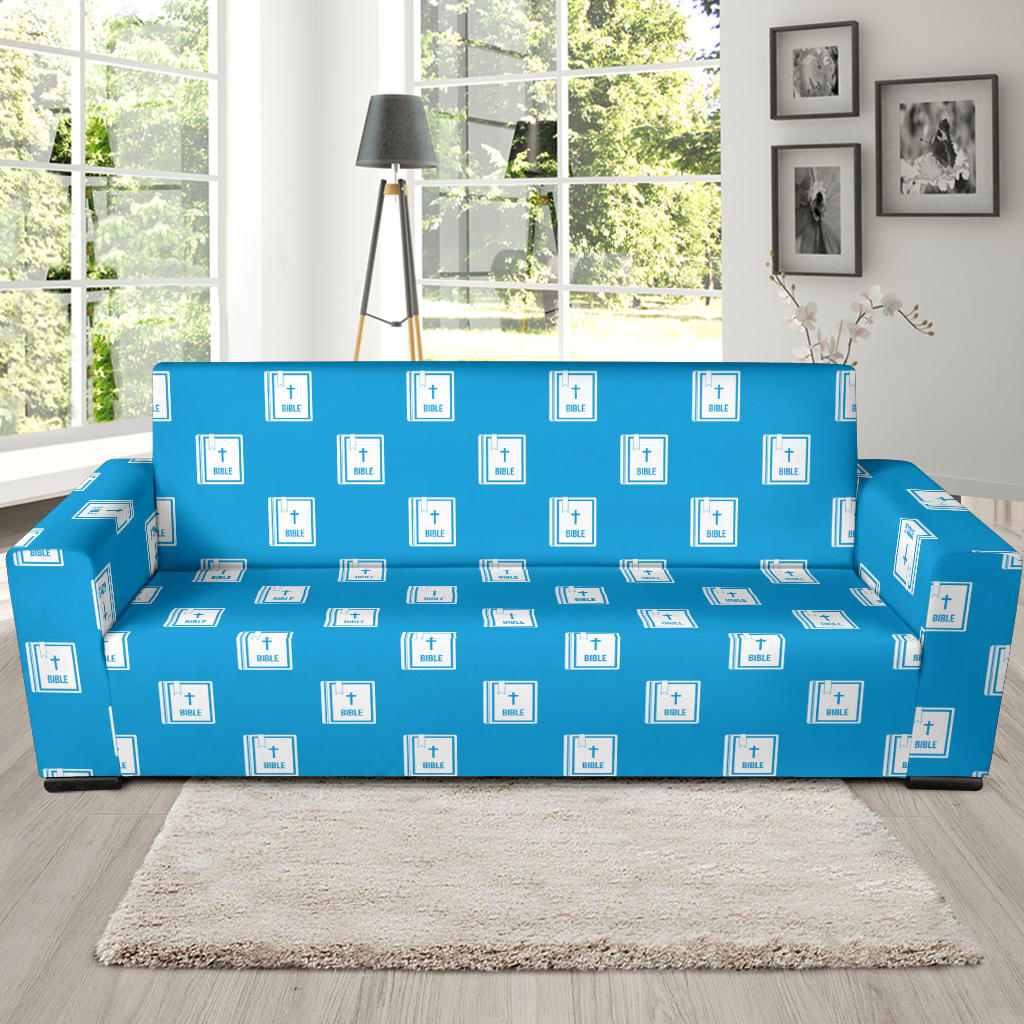 Bible Pattern Print Design 02 Sofa Slipcover