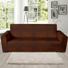 Chocolate Pattern Print Design 01 Sofa Slipcover