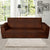 Chocolate Pattern Print Design 01 Sofa Slipcover