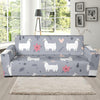 Llama Pattern Print Design 010 Sofa Slipcover