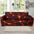 Lava Pattern Print Design 02 Sofa Slipcover