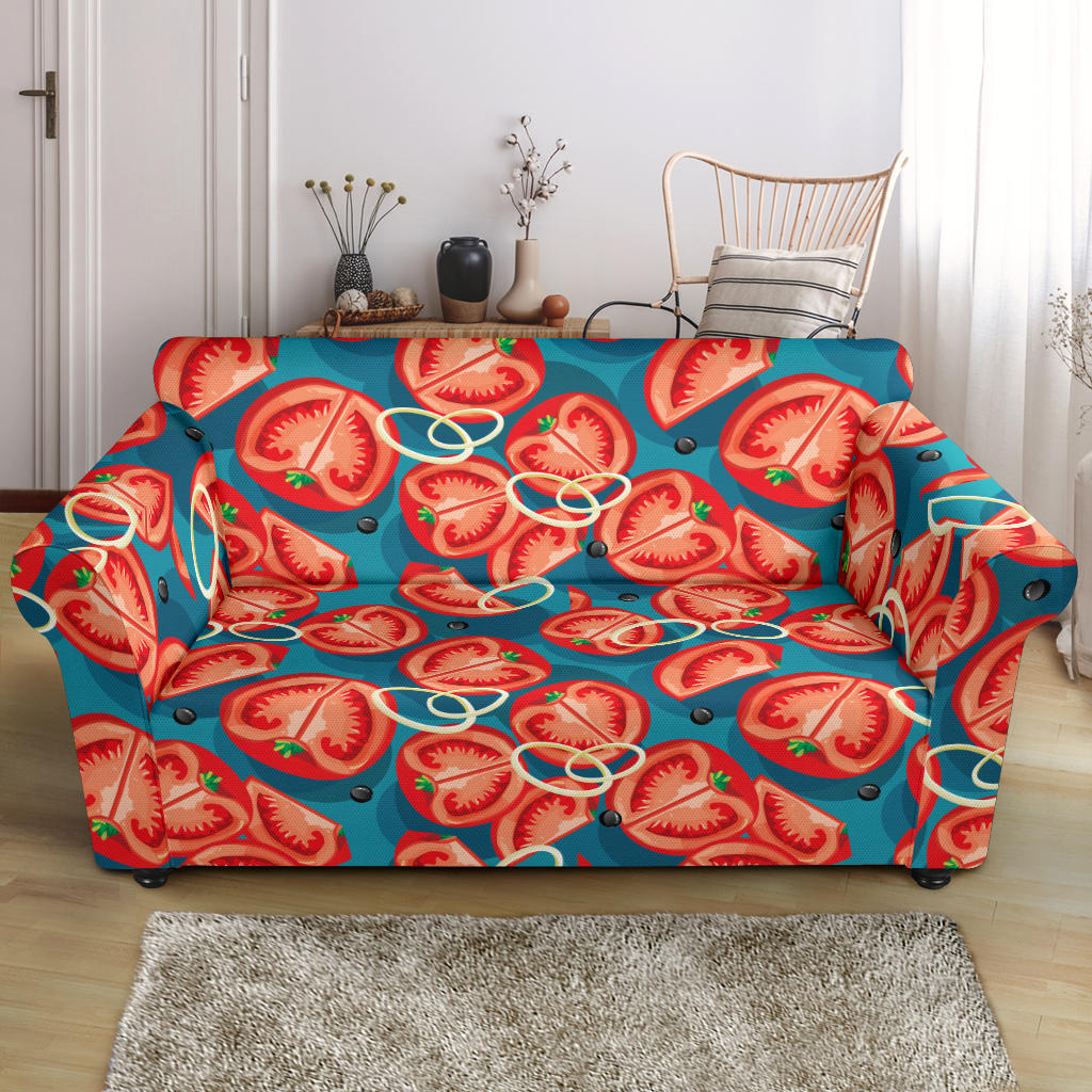 Tomato Print Design LKS301 Loveseat Couch Slipcover