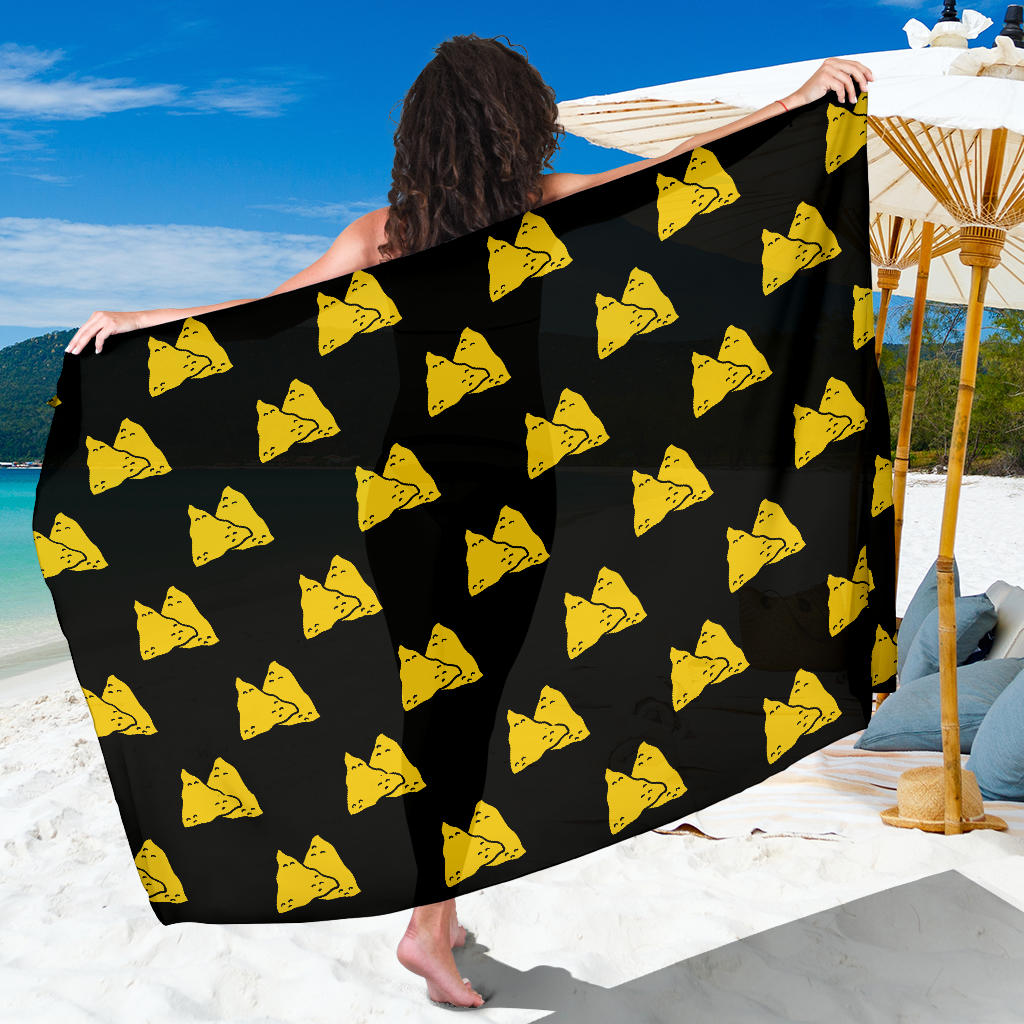 Nachos Pattern Print Design A02 Sarong Pareo Wrap
