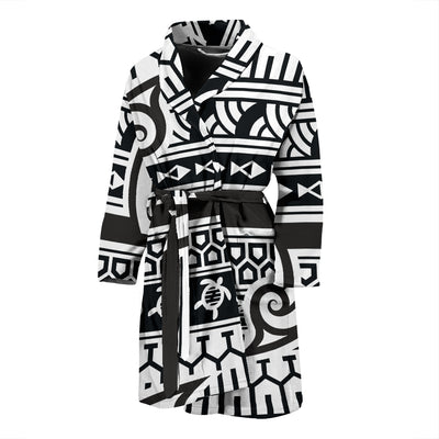 Samoan Style Print Design LKS305 Men Bathrobe