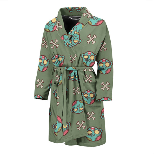 Zombie Print Design LKS301 Men Bathrobe