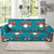 Drum Set Guitar Pattern Print Design 02 Sofa Slipcover