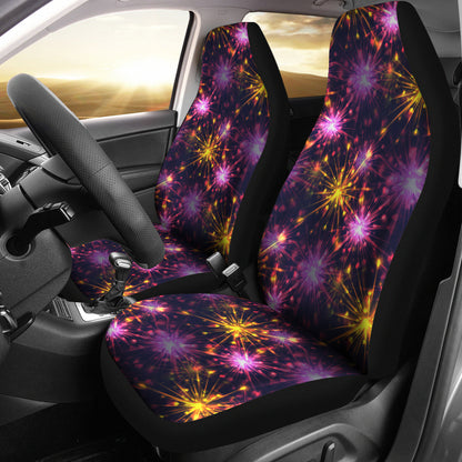 Firework Print Design LKS303 Car Seat Covers