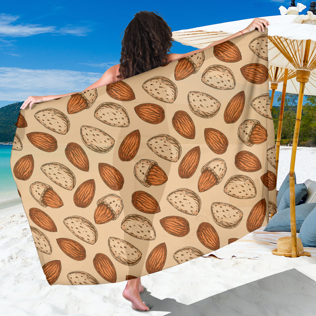Almond Pattern Print Design 04 Sarong Pareo Wrap