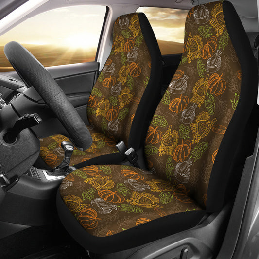 Thanksgiving Print Design LKS301 Car Seat Covers