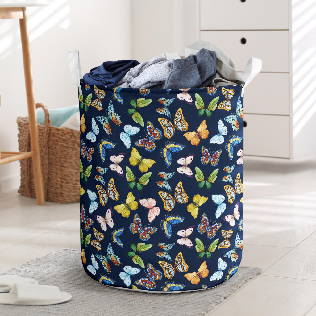 Butterfly Beautiful Print Pattern Laundry Basket