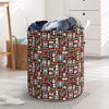 Skeleton Pattern Print Laundry Basket