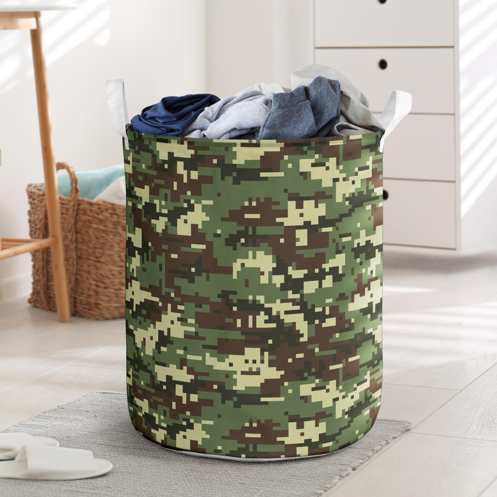 ACU Digital Army Camouflage Laundry Basket