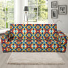 Aztec Pattern Print Design 01 Sofa Slipcover