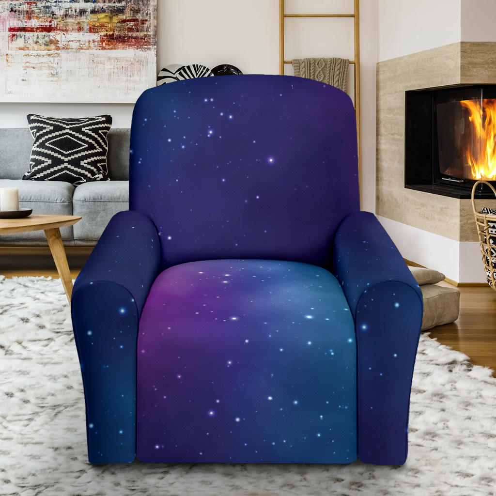 Nebula Pattern Print Design A01 Recliner Slipcover with Pocket