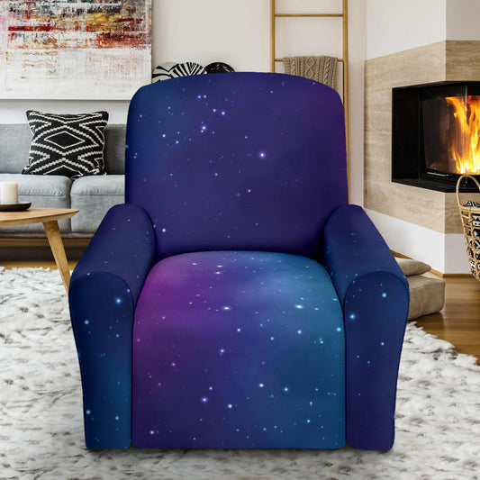 Nebula Pattern Print Design A01 Recliner Slipcover with Pocket