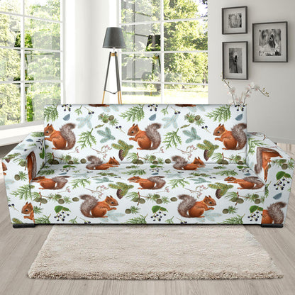 Squirrel Print Design LKS308 Sofa Slipcover