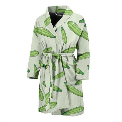 Zucchini Print Design LKS302 Men Bathrobe