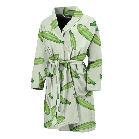 Zucchini Print Design LKS302 Men Bathrobe