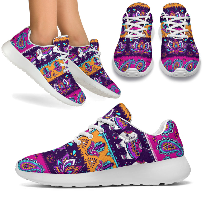 Boho Indian Style Pattern Athletic Shoes