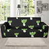 Kale Pattern Print Design 02 Sofa Slipcover