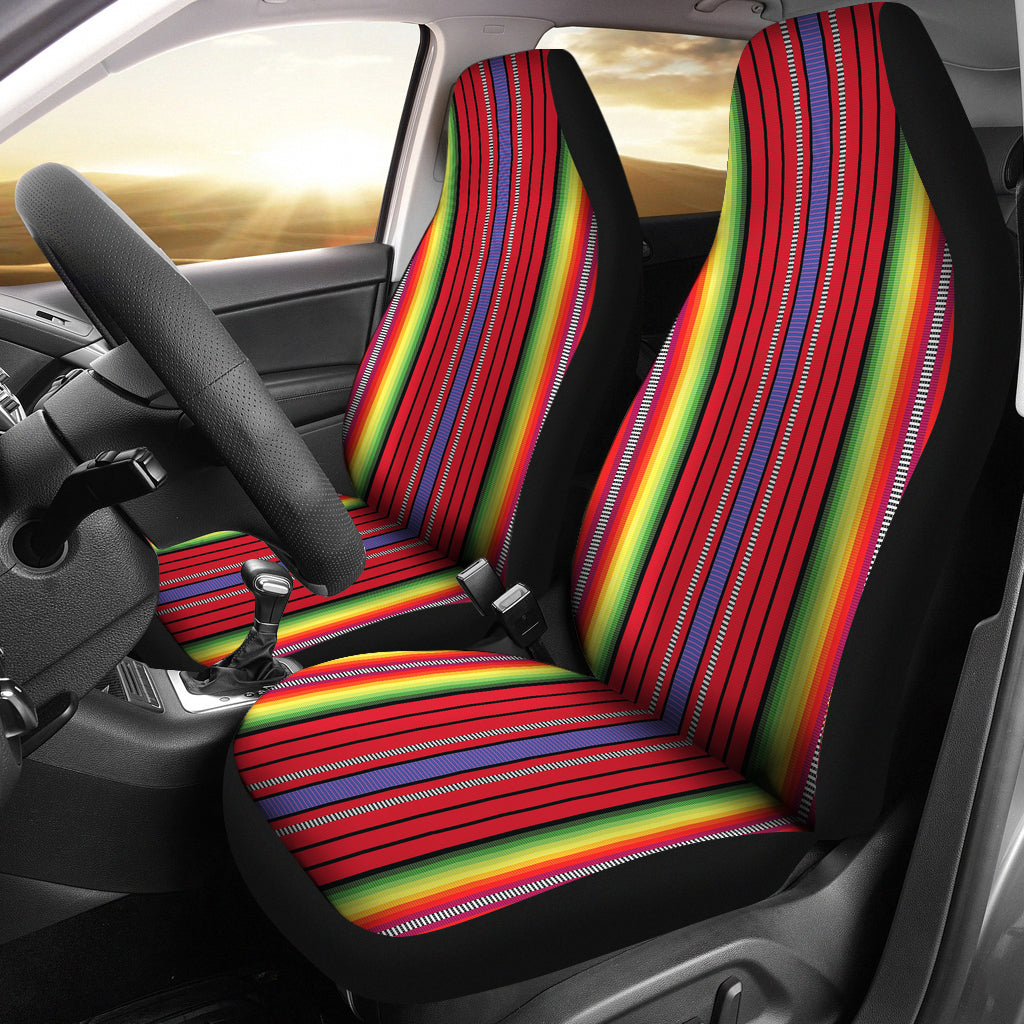 Serape Print Design LKS305 Car Seat Covers