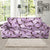 Lilac Pattern Print Design 01 Sofa Slipcover