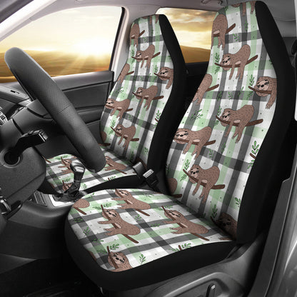 Sloth Print Design LKS301 Car Seat Covers