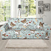 Nurse Bear Pattern Print Design A01 Sofa Slipcover