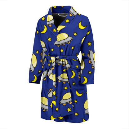 UFO Print Design LKS309 Men Bathrobe