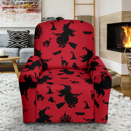 Witch Print Design LKS303 Recliner Slipcover with Pocket