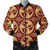 Yin Yang Style Pattern Design Print Men Bomber Jacket