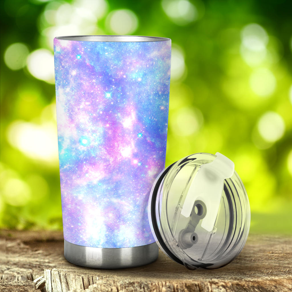 Galaxy Stardust Pastel Color Print Tumbler