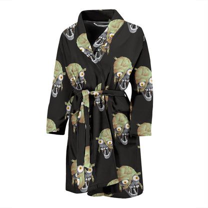 Mummy Print Design LKS304 Men Bathrobe