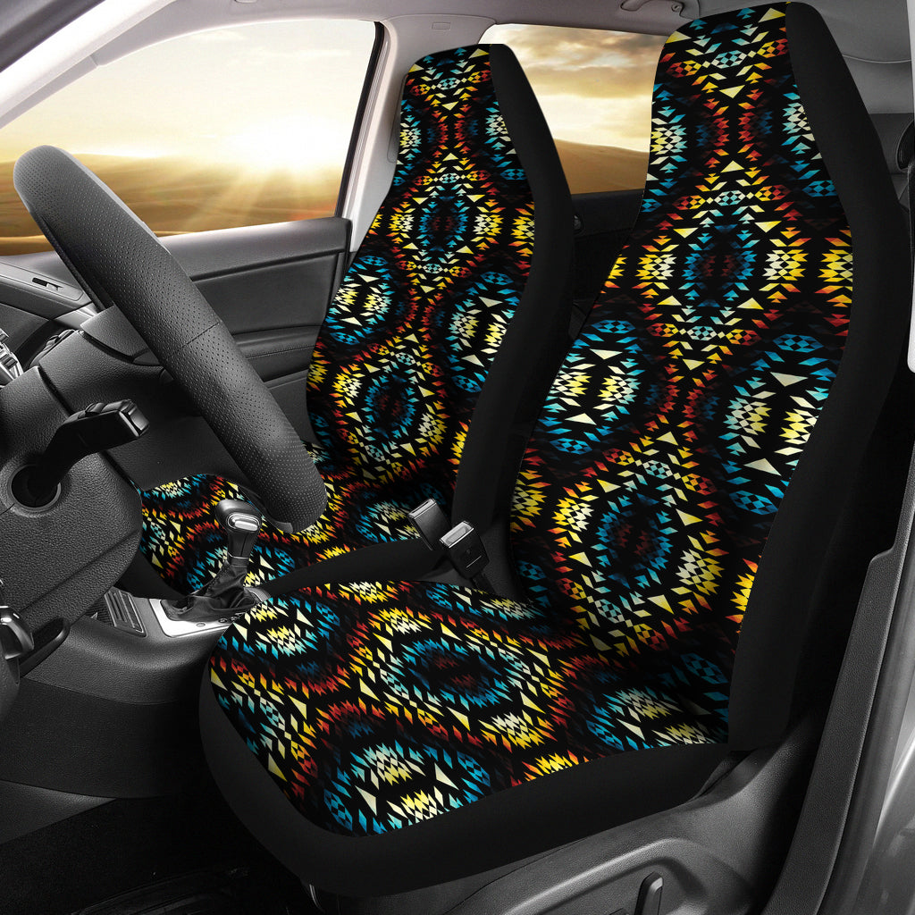 Tribal Pattern Print Design LKS309 Car Seat Covers